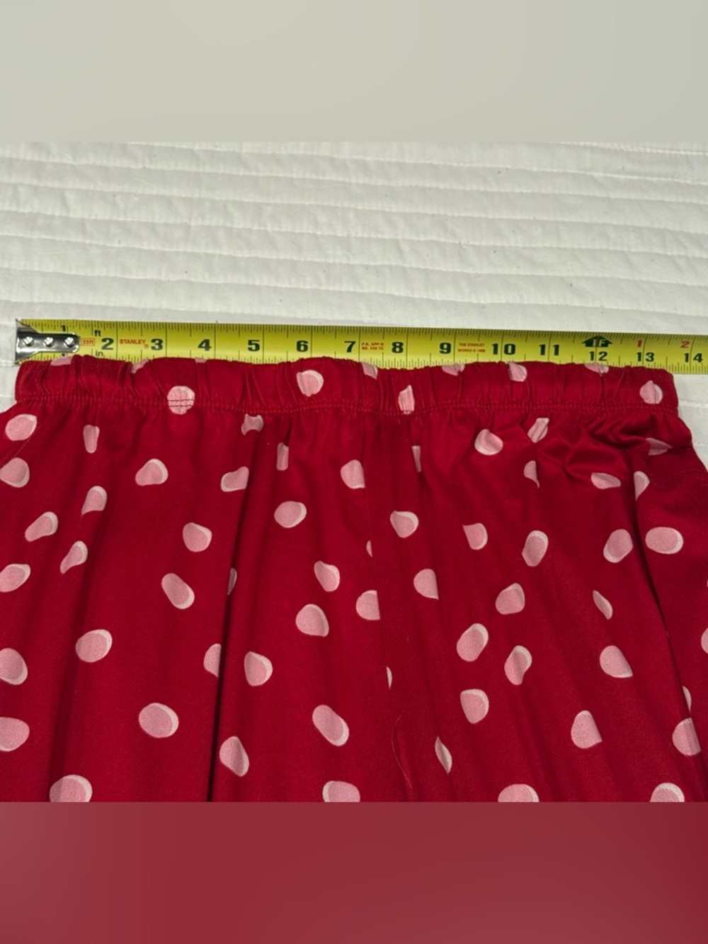 Kate Spade Red & Pink Polka Dot Pajama Long-Sleeve + Pants Set Women's Medium - Picture 3 of 11